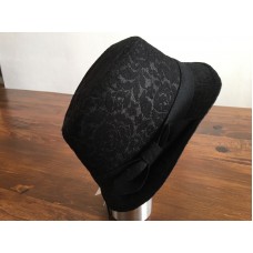 Black Lace Fedora Ladies Hat  eb-34510324